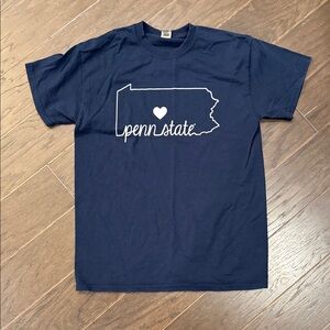 Gildan Navy Blue Penn State Short Sleeve Tee